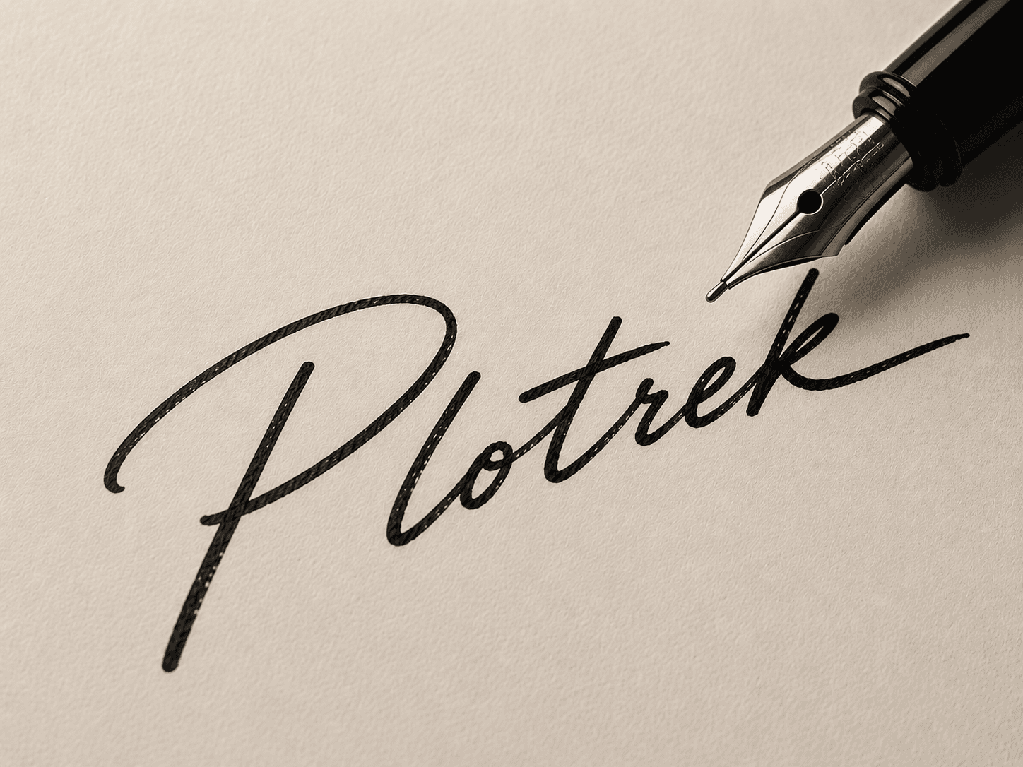 Signature manuscrite Plotrek sur l'affiche