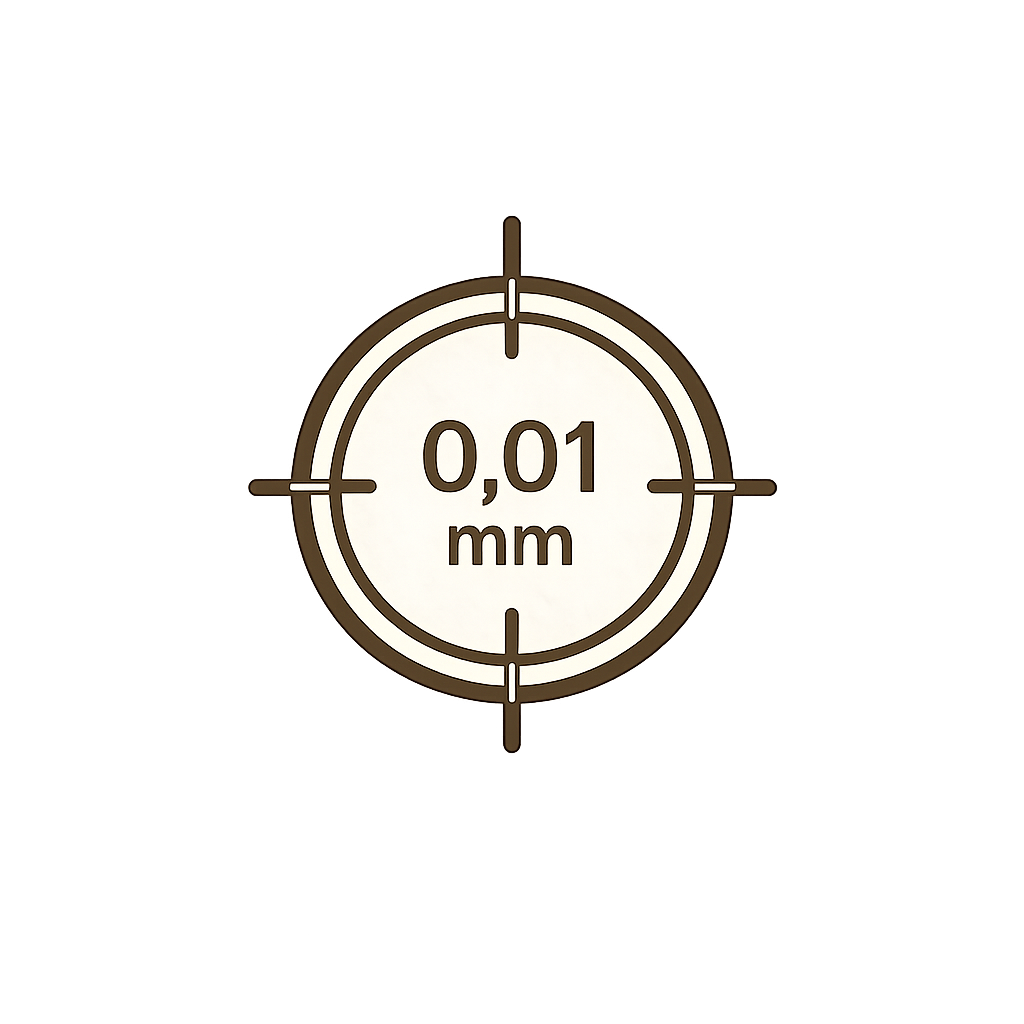 Précision 0,01 mm