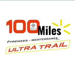 Affiche topographique du trail 100 Miles Pyrénées Méditerranée