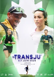 Affiche topographique du trail La Transju’Trail — 110 km, Bourgogne-Franche-Comté