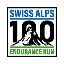 Affiche topographique du trail Swiss Alps 100 Endurance Run