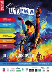 Affiche topographique du trail Ultra Trail du Puy Mary Aurillac